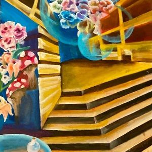 Original artwork or print available. 8 x 10” canvas board